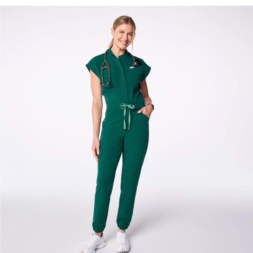Figs Hunter Green Women's Jumpsuit
